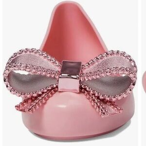 Gorgeous Mary Janes shoes in pink by Mini Melissa for little girls. Size 5 T.